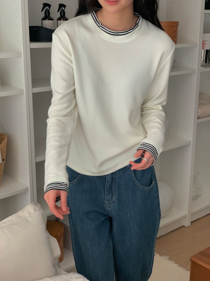 HEY/TO SEWING韓國直郵㊣女裝新款人氣25秋冬推薦休閑T恤BY HEY/TO SEWINGT恤圖色3