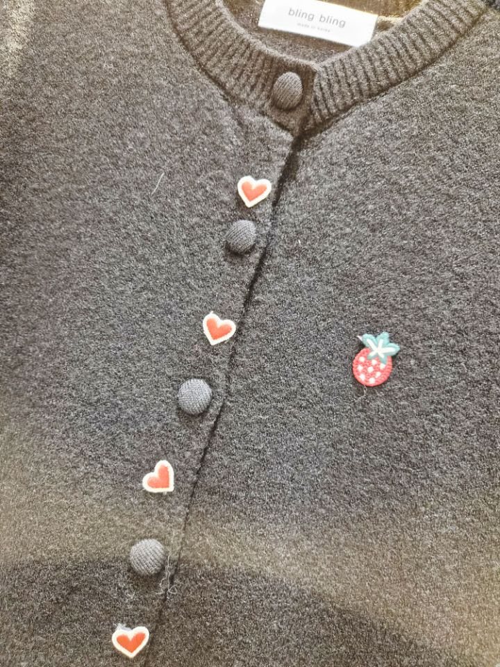 BLING BLING-S韓國代購㊣女裝新品人氣25秋冬職業針織衫開衫BLING BLING-S針織衫