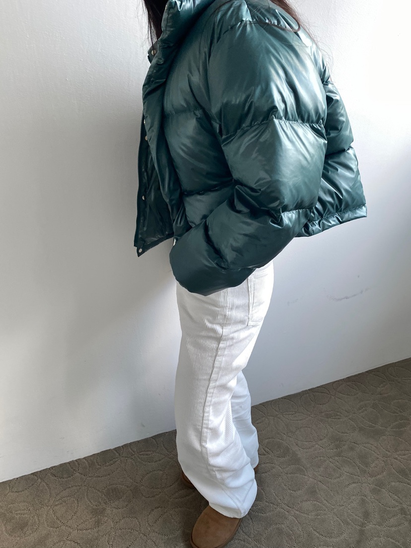 NOPROBLEM韓國代購㊣女士新款時尚休閑人氣短款棉服Sale鴨絨NOPROBLEM短款棉服