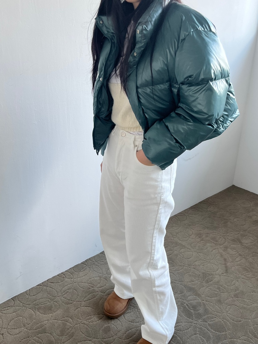 NOPROBLEM韓國代購㊣女士新款時尚休閑人氣短款棉服Sale鴨絨NOPROBLEM短款棉服