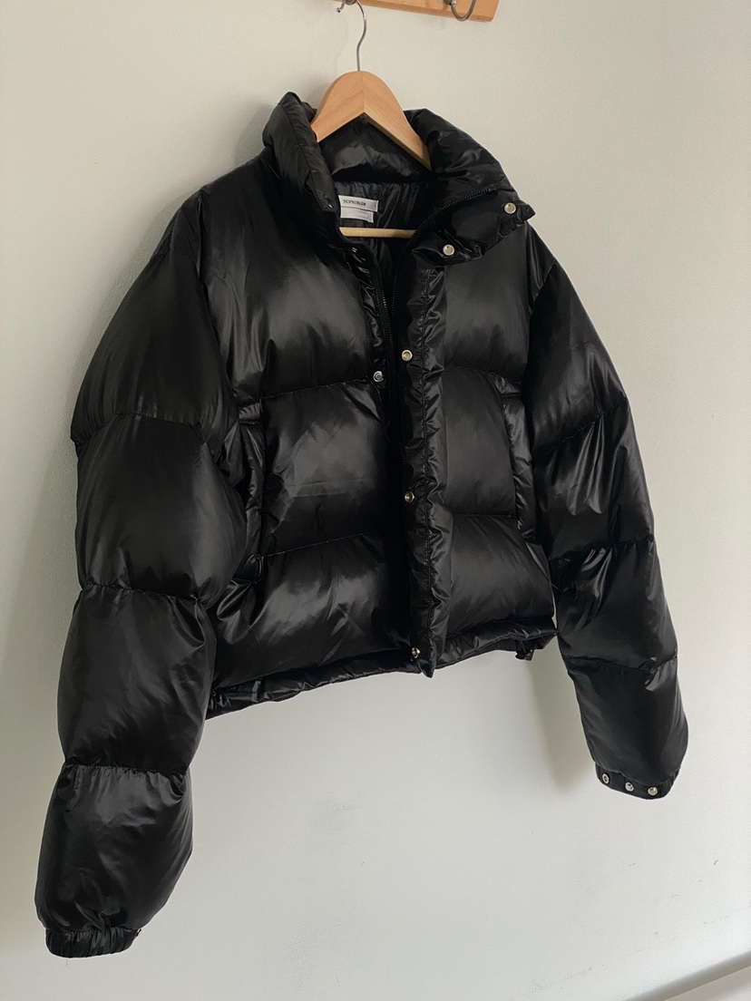 NOPROBLEM韓國代購㊣女士新款時尚休閑人氣短款棉服Sale鴨絨NOPROBLEM短款棉服圖色1