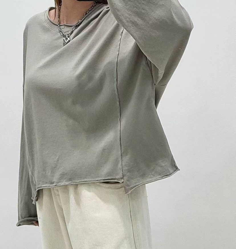 ZACCU東大門㊣直郵女裝新款人氣25秋冬推薦休閑時尚長袖T恤ZACCU長袖T恤