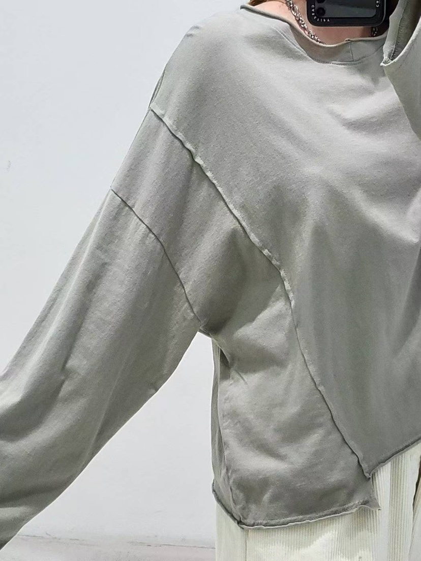 ZACCU東大門㊣直郵女裝新款人氣25秋冬推薦休閑時尚長袖T恤ZACCU長袖T恤