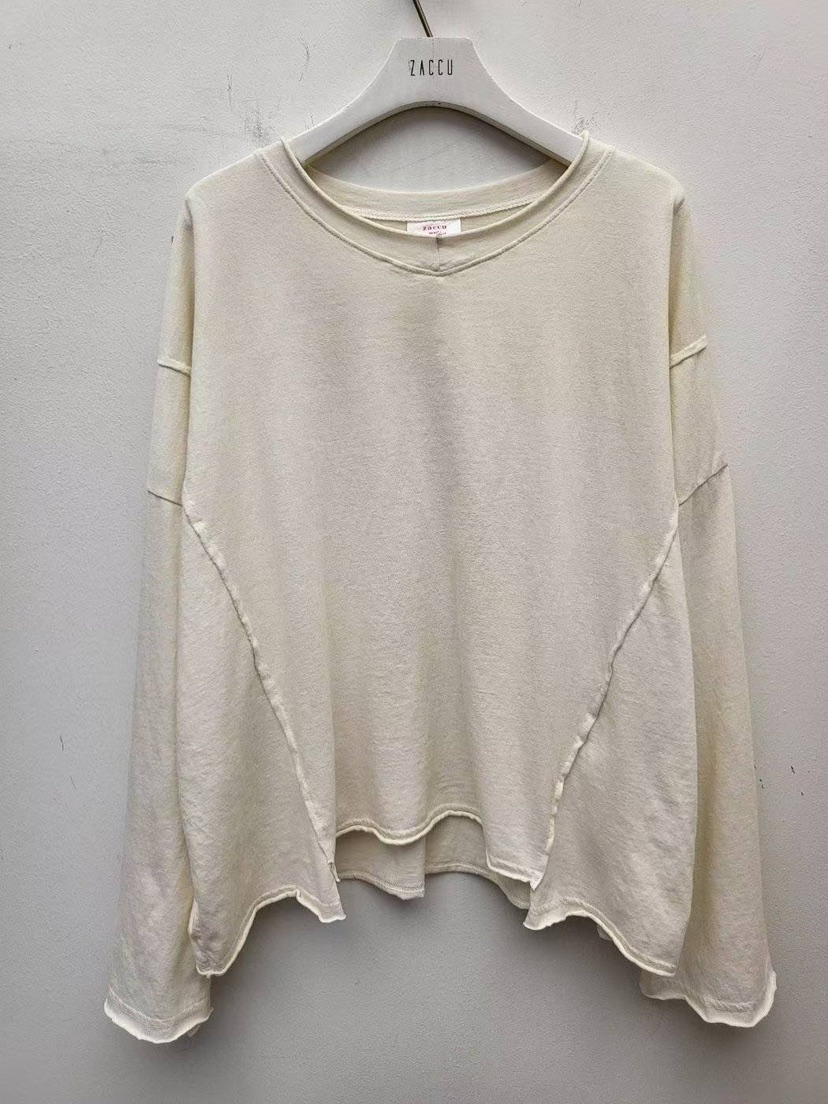 ZACCU東大門㊣直郵女裝新款人氣25秋冬推薦休閑時尚長袖T恤ZACCU長袖T恤圖色1