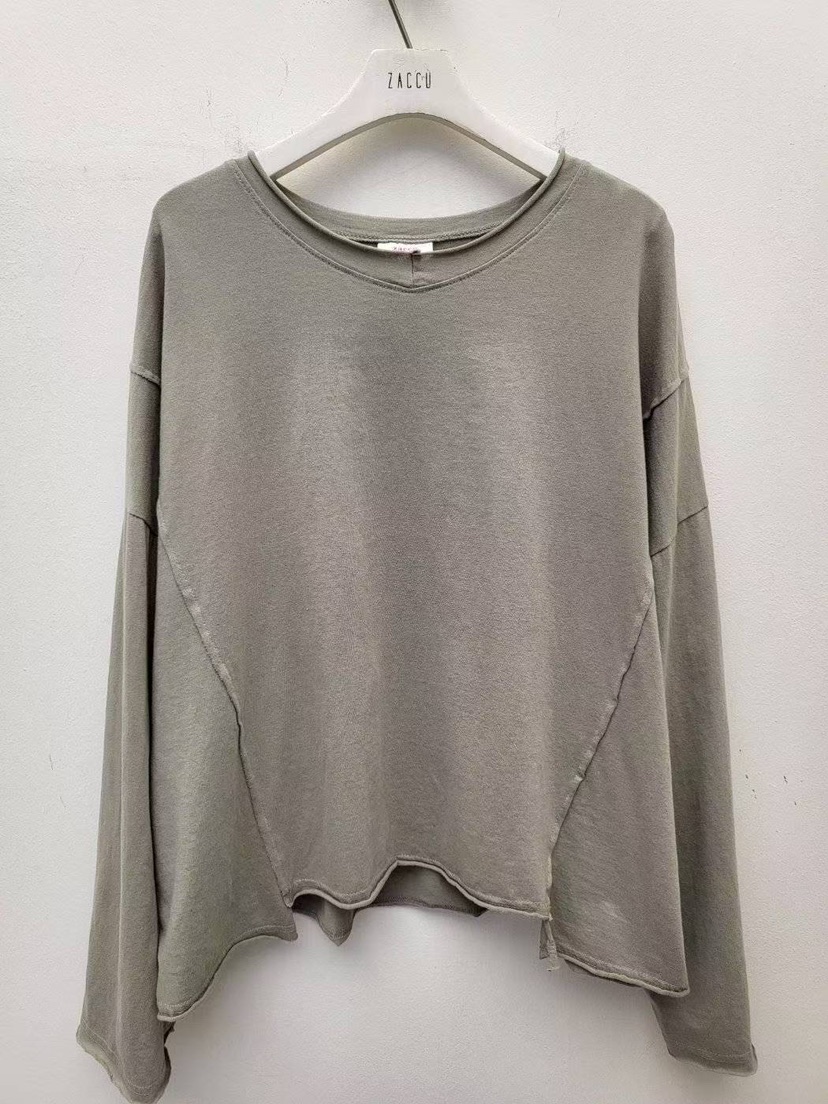 ZACCU東大門㊣直郵女裝新款人氣25秋冬推薦休閑時尚長袖T恤ZACCU長袖T恤圖色2