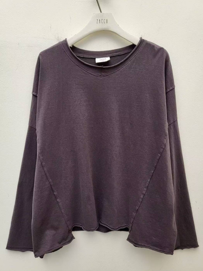ZACCU東大門㊣直郵女裝新款人氣25秋冬推薦休閑時尚長袖T恤ZACCU長袖T恤圖色3