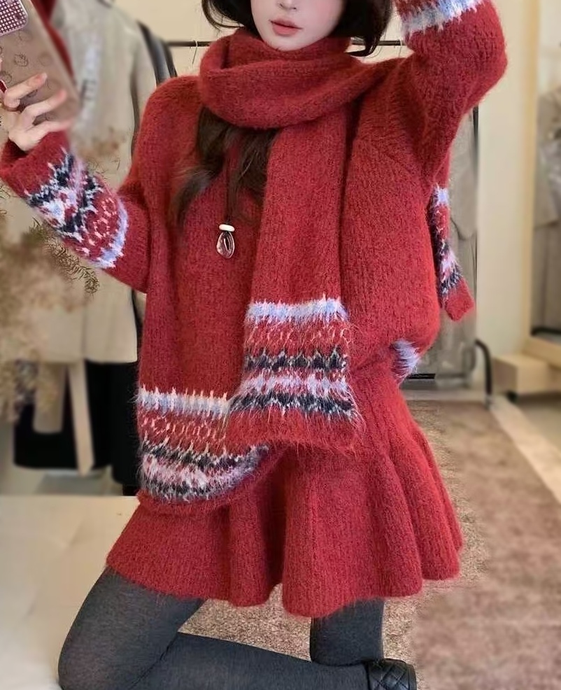 OLA韓國代購㊣女士新款人氣25秋冬熱賣時尚職業休閑套裝三件套mellor/OLA套裝