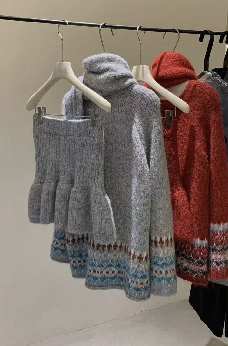 OLA韓國代購㊣女士新款人氣25秋冬熱賣時尚職業休閑套裝三件套mellor/OLA套裝