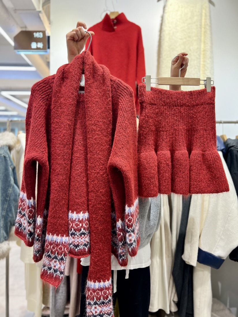 OLA韓國代購㊣女士新款人氣25秋冬熱賣時尚職業休閑套裝三件套mellor/OLA套裝圖色3