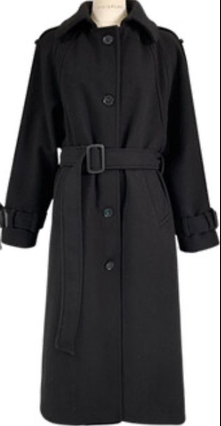 PAIRING東大門㊣實拍女裝新品職業時尚休閑推薦中長款大衣羊毛PAIRING中長款大衣圖色4