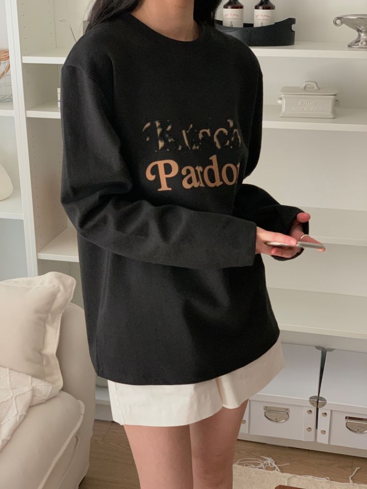 HEY/TO SEWING東大門㊣代購女士新款休閑人氣職業長袖T恤BY HEY/TO SEWING長袖T恤