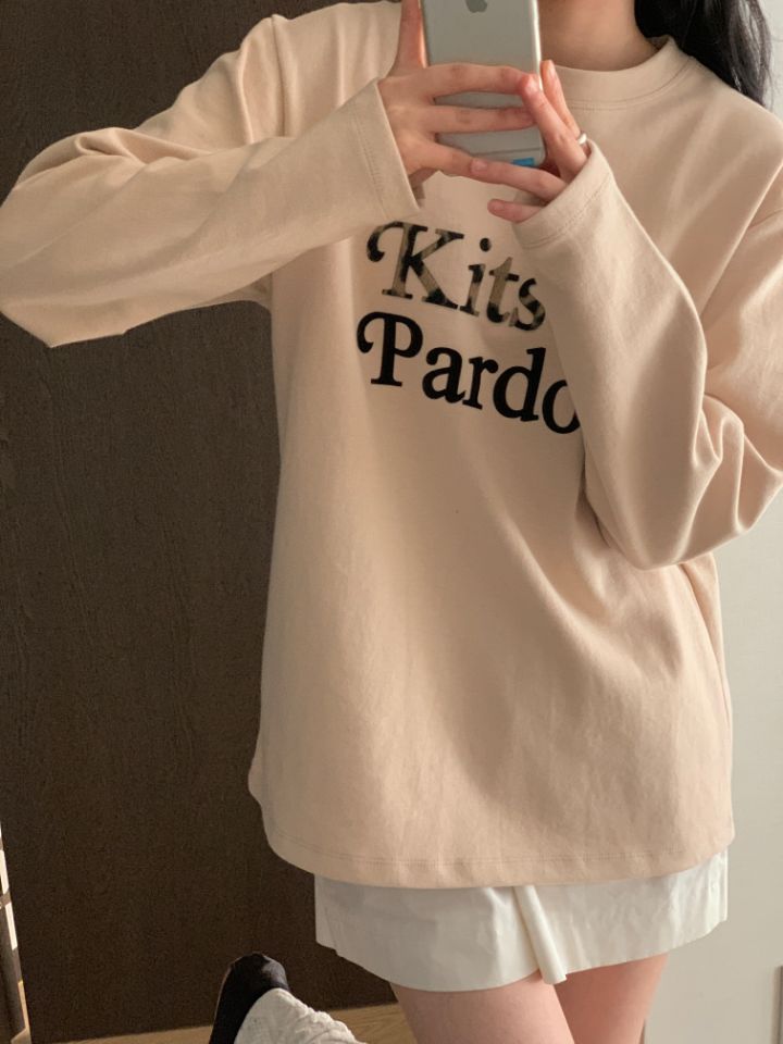 HEY/TO SEWING東大門㊣代購女士新款休閑人氣職業長袖T恤BY HEY/TO SEWING長袖T恤