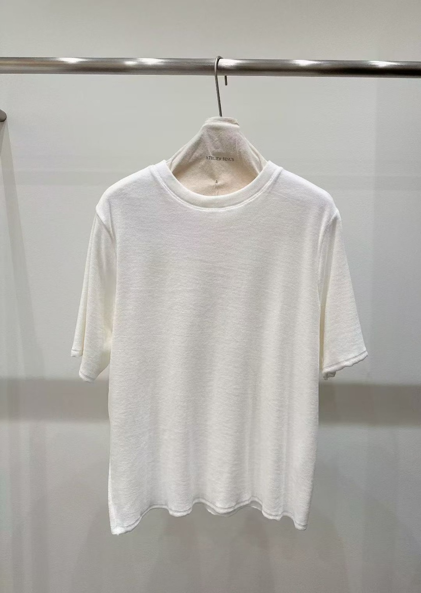 BINUS韓國代購㊣女士新品熱賣25秋冬推薦人氣職業休閑時尚T恤BINUST恤