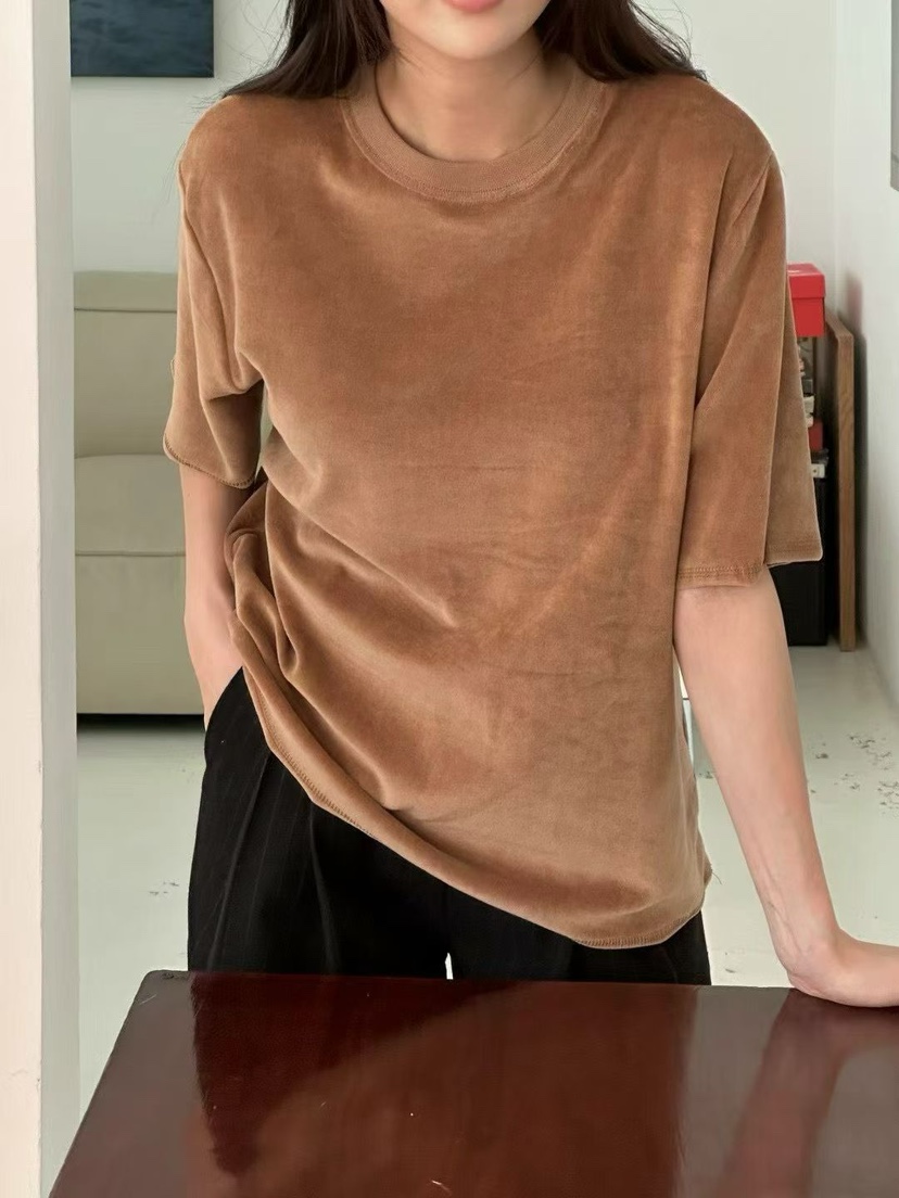 BINUS韓國代購㊣女士新品熱賣25秋冬推薦人氣職業休閑時尚T恤BINUST恤