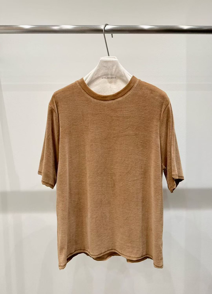 BINUS韓國代購㊣女士新品熱賣25秋冬推薦人氣職業休閑時尚T恤BINUST恤圖色1