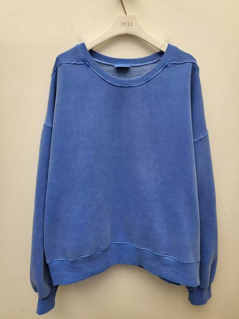 ZACCU東大門㊣代購女裝新品時尚25秋冬職業休閑熱賣衛衣加絨ZACCU衛衣圖色3