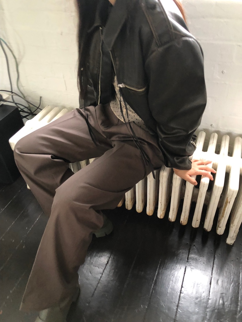 NOPROBLEM東大門㊣實拍女士新品熱賣時尚休閑人氣職業休閑褲NOPROBLEM休閑褲