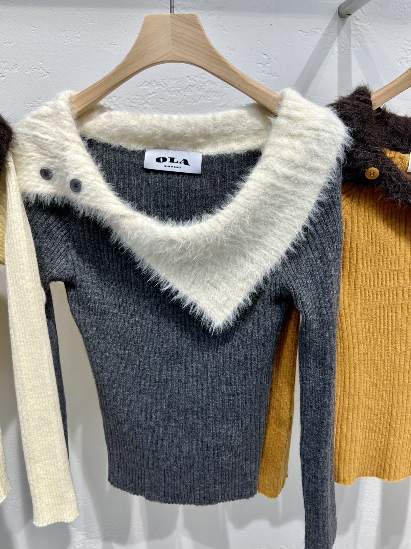 OLA東大門㊣直郵女士新品時尚休閑人氣職業25秋冬熱賣針織衫mellor/OLA針織衫