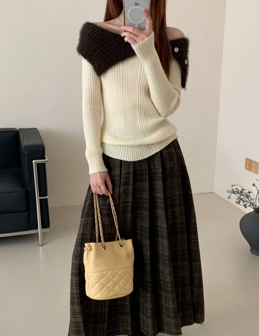 OLA東大門㊣直郵女士新品時尚休閑人氣職業25秋冬熱賣針織衫mellor/OLA針織衫