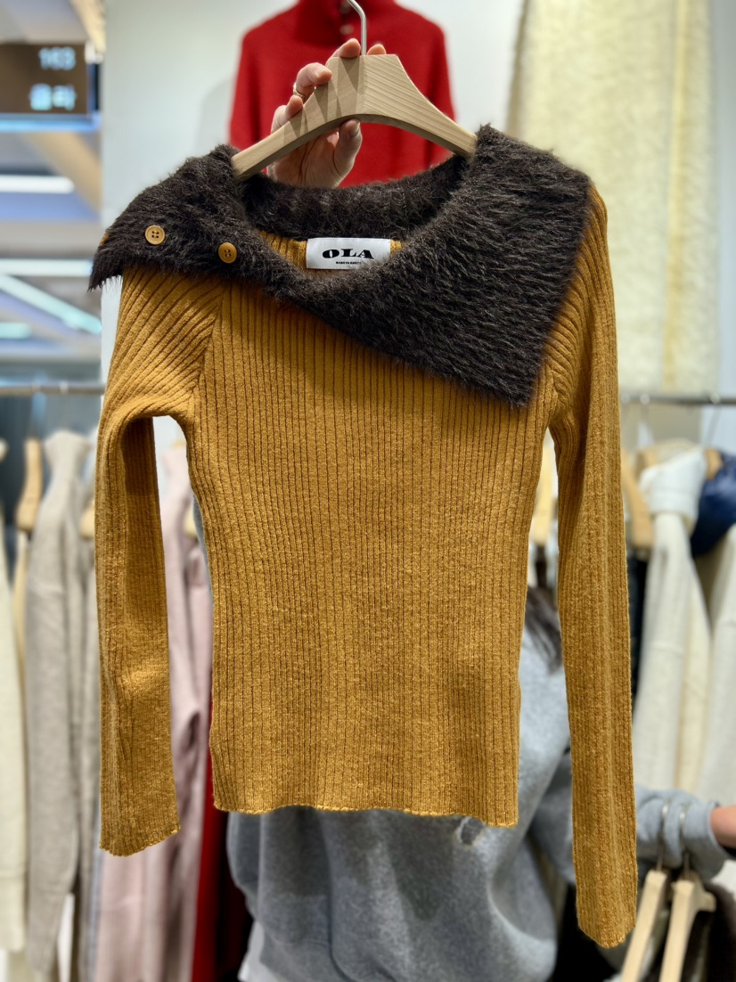 OLA東大門㊣直郵女士新品時尚休閑人氣職業25秋冬熱賣針織衫mellor/OLA針織衫圖色3