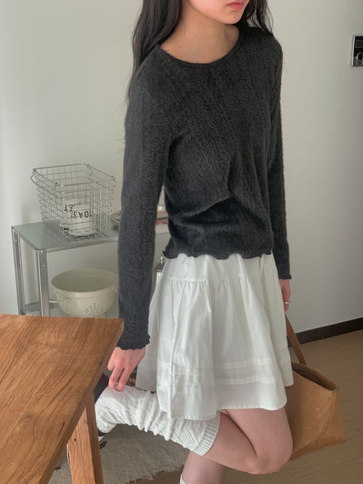 HEY/TO SEWING東大門㊣實拍女裝新品人氣25秋冬針織衫羊駝毛BY HEY/TO SEWING針織衫