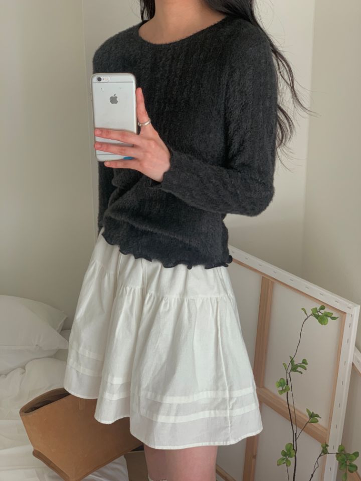 HEY/TO SEWING東大門㊣實拍女裝新品人氣25秋冬針織衫羊駝毛BY HEY/TO SEWING針織衫