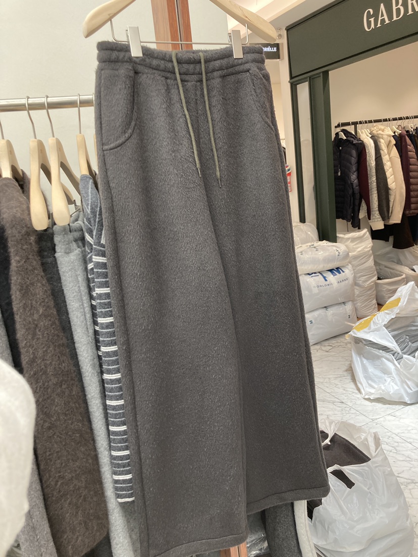 CURVY東大門㊣實拍女裝新款人氣熱賣時尚休閑25秋冬休閑褲羊毛CURVY休閑褲圖色2