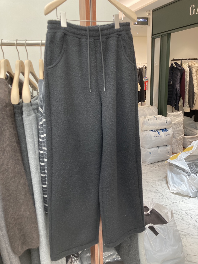 CURVY東大門㊣實拍女裝新款人氣熱賣時尚休閑25秋冬休閑褲羊毛CURVY休閑褲圖色3