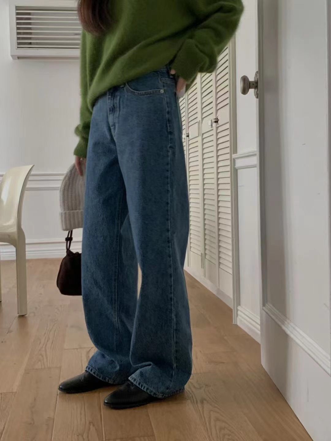 PROPER 프로퍼東大門㊣實拍女士新款人氣熱賣時尚休閑牛仔褲PROPER 프로퍼牛仔褲