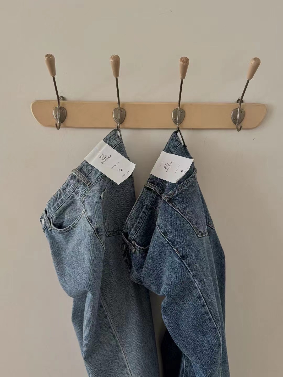 PROPER 프로퍼東大門㊣實拍女士新款人氣熱賣時尚休閑牛仔褲PROPER 프로퍼牛仔褲