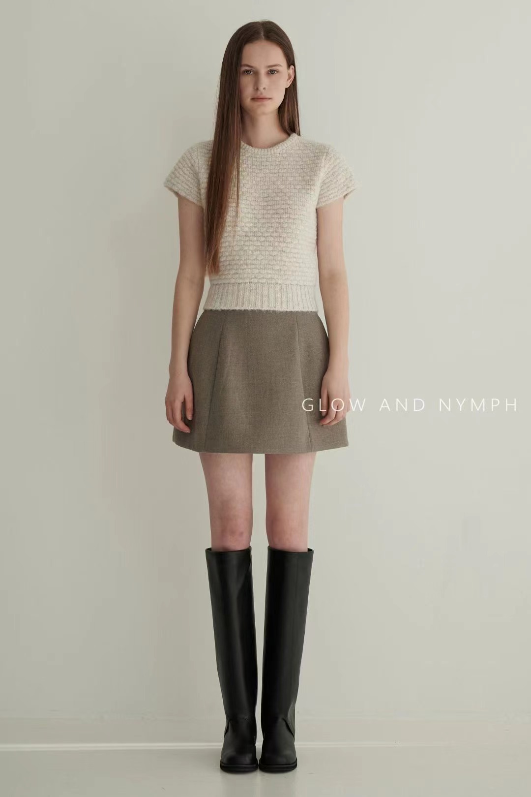 NYMPH東大門㊣實拍女士新款25秋冬人氣熱賣推薦休閑時尚短裙NYMPH-2件起短裙