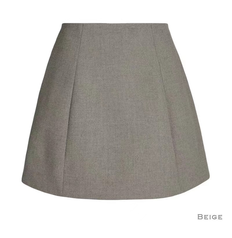 NYMPH東大門㊣實拍女士新款25秋冬人氣熱賣推薦休閑時尚短裙NYMPH-2件起短裙圖色1