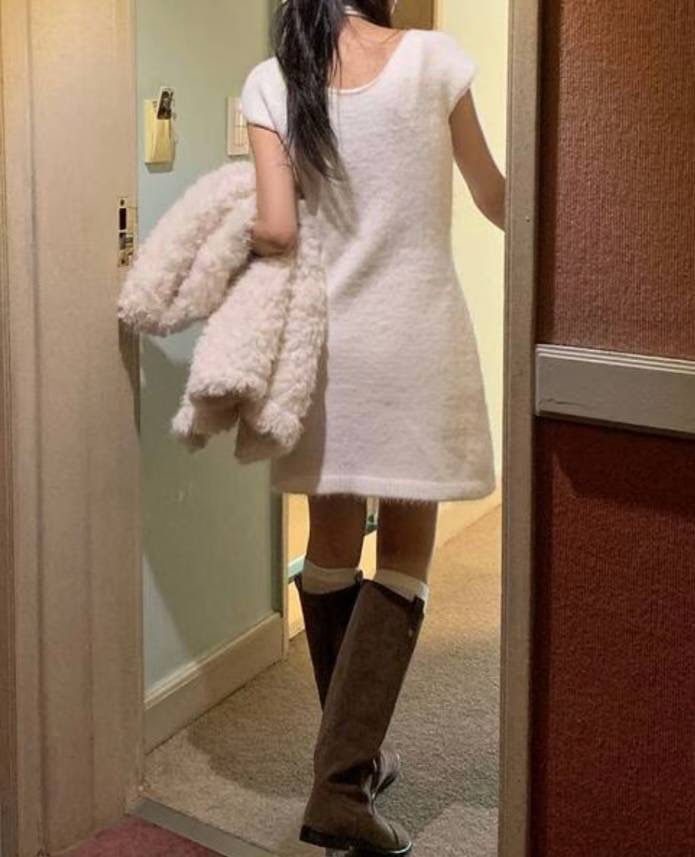 SALT.B韓國直郵㊣女士新款職業熱賣時尚真品25秋冬推薦連衣裙SALT.B連衣裙