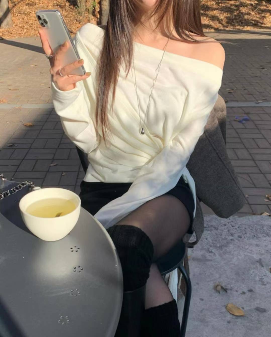 SALT.B東大門㊣代購女士新款熱賣職業人氣時尚25秋冬長袖T恤SALT.B長袖T恤