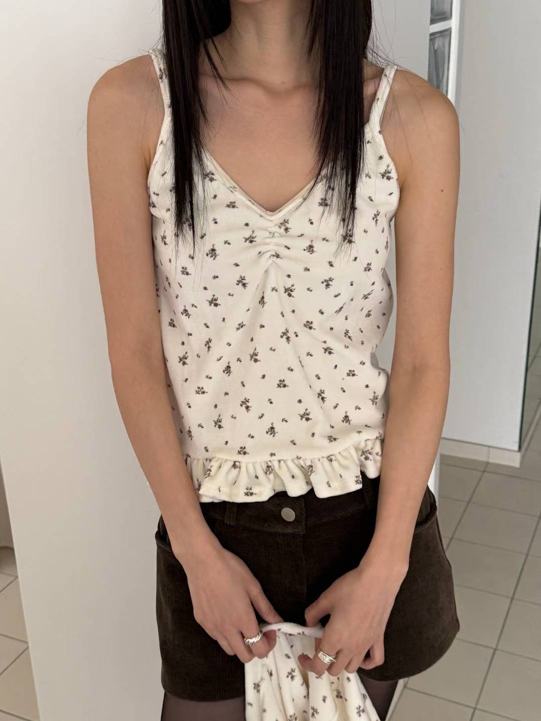 SALT.B東大門㊣實拍女裝新款時尚人氣熱賣休閑推薦套裝天鵝絨SALT.B套裝