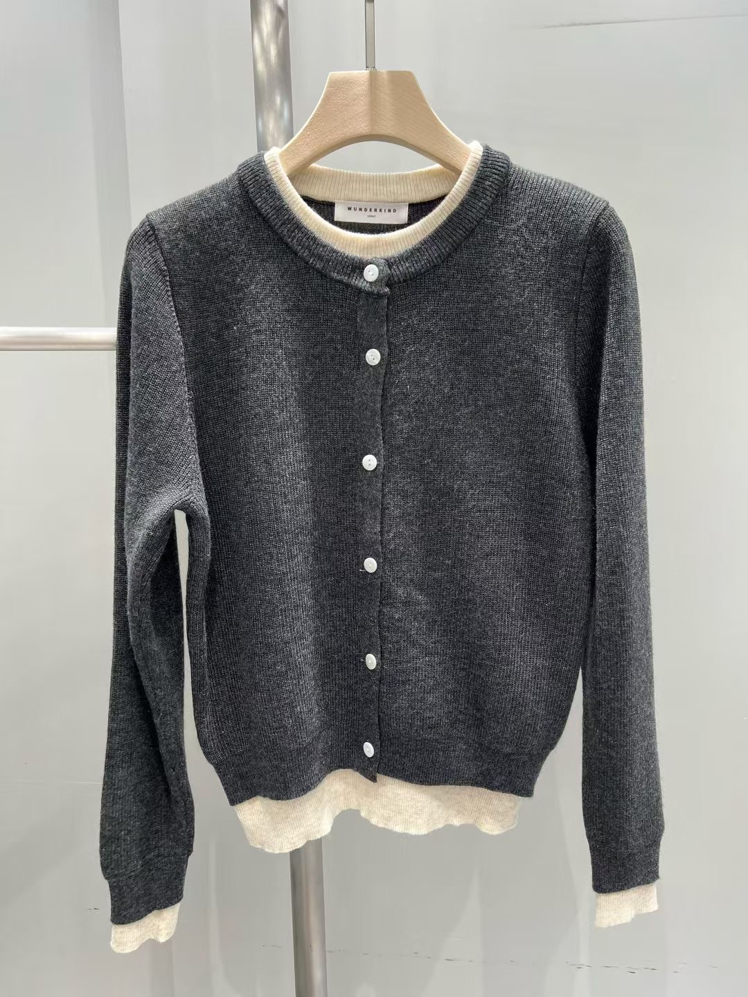 WUNDERKIND東大門㊣實拍女裝新款熱賣25秋冬真品時尚針織衫WUNDERKIND針織衫圖色1
