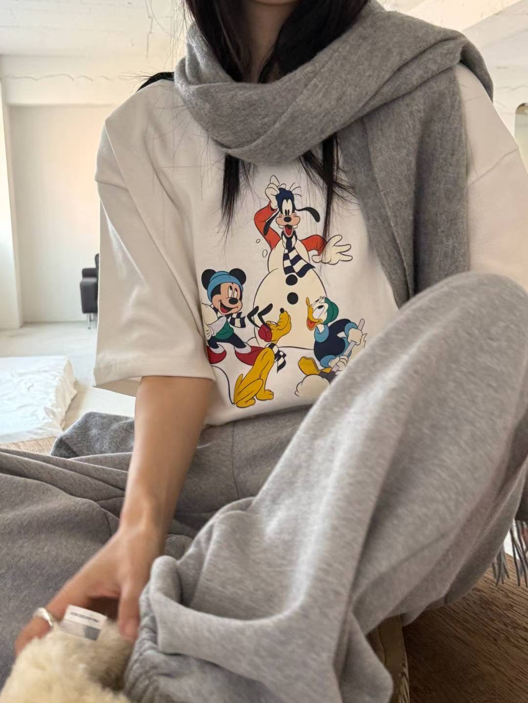 SALT.B韓國代購㊣女裝新款真品休閑25秋冬時尚T恤不含圍巾SALT.BT恤