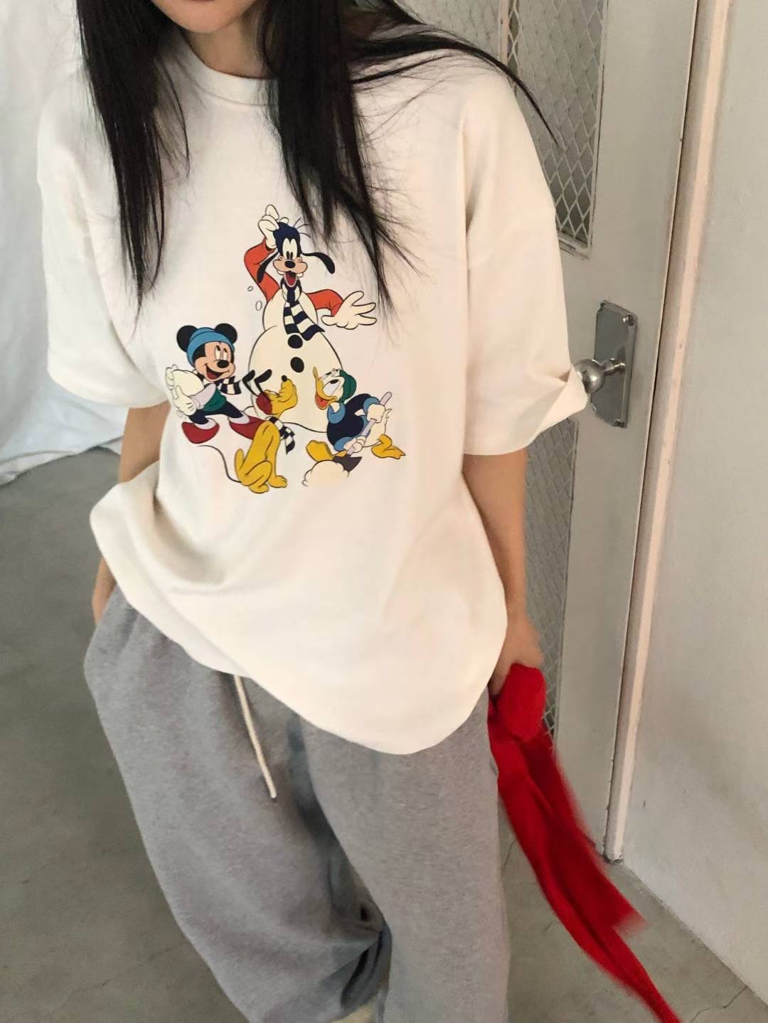 SALT.B韓國代購㊣女裝新款真品休閑25秋冬時尚T恤不含圍巾SALT.BT恤圖色2