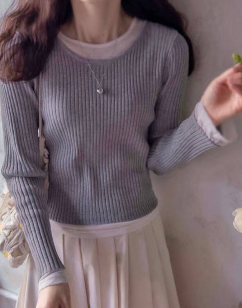 SALT.B韓國代購㊣女士新款時尚真品25秋冬休閑熱賣推薦針織衫SALT.B針織衫圖色2