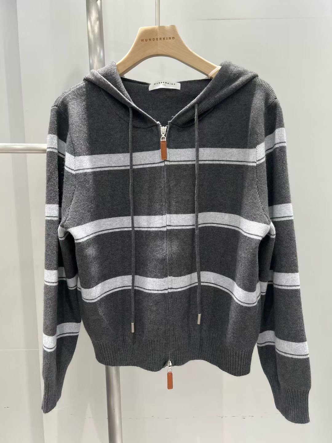 WUNDERKIND韓國代購㊣女士新款25秋冬休閑人氣職業推薦針織衫WUNDERKIND針織衫圖色2