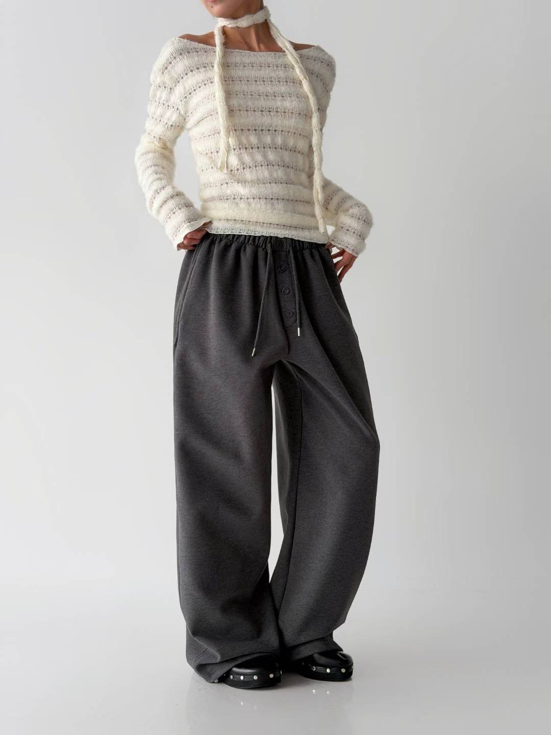 DOTNODI（無品牌標）東大門㊣直郵女裝新款時尚職業25秋冬休閑褲DOTNODI休閑褲