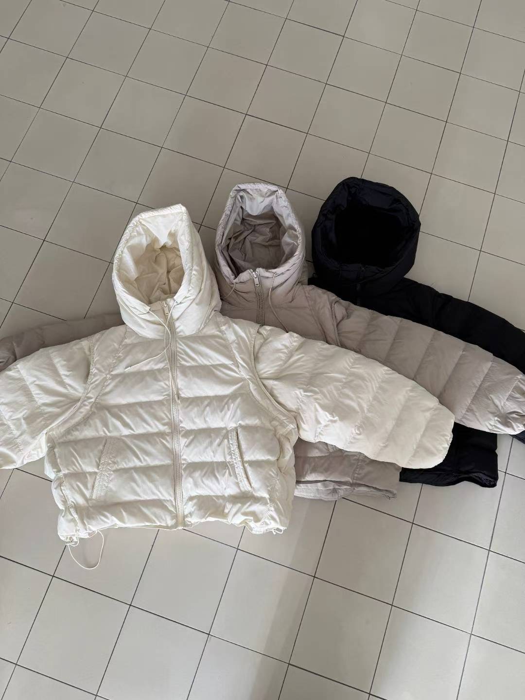 SALT.B東大門㊣實拍女裝新品真品職業25秋冬休閑時尚短款棉服SALT.B短款棉服圖色3左三色