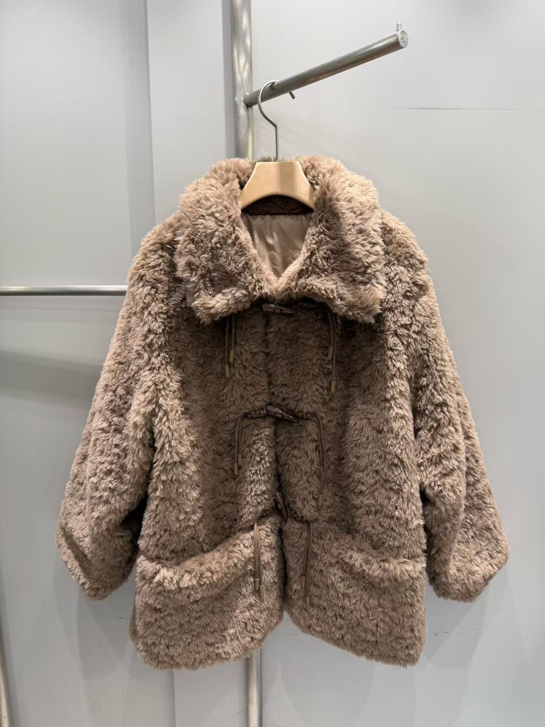 WUNDERKIND韓國代購㊣女裝新品推薦25秋冬職業真品短款大衣WUNDERKIND短款大衣圖色1