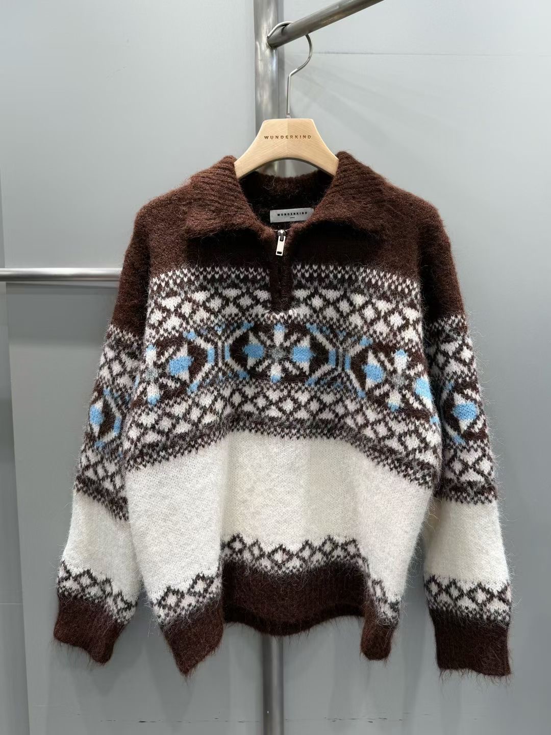 WUNDERKIND東大門㊣直郵女士新品25秋冬時尚人氣職業針織衫WUNDERKIND針織衫圖色2