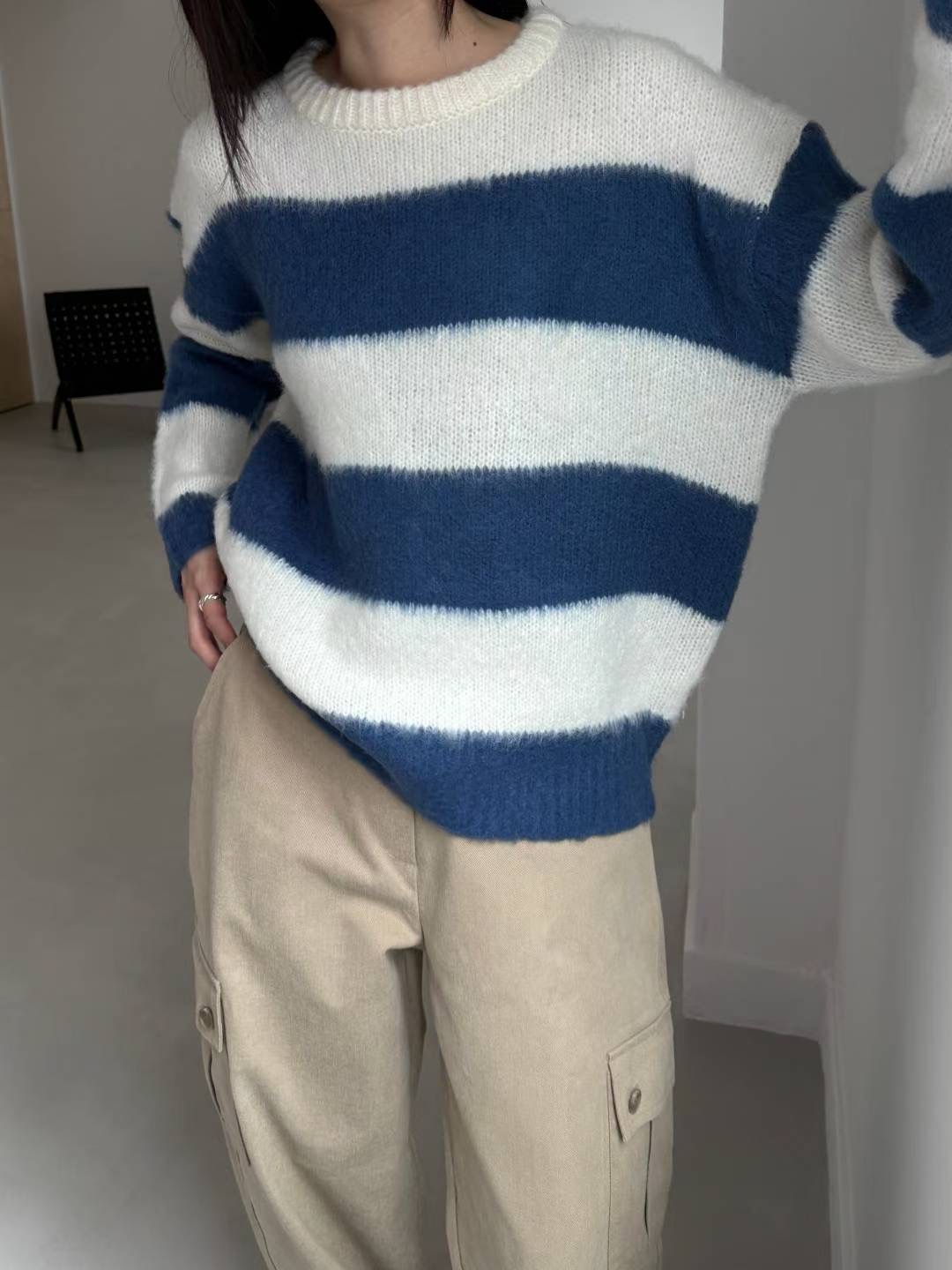 SALT.B東大門㊣代購女裝新品時尚25秋冬真品人氣休閑針織衫SALT.B針織衫