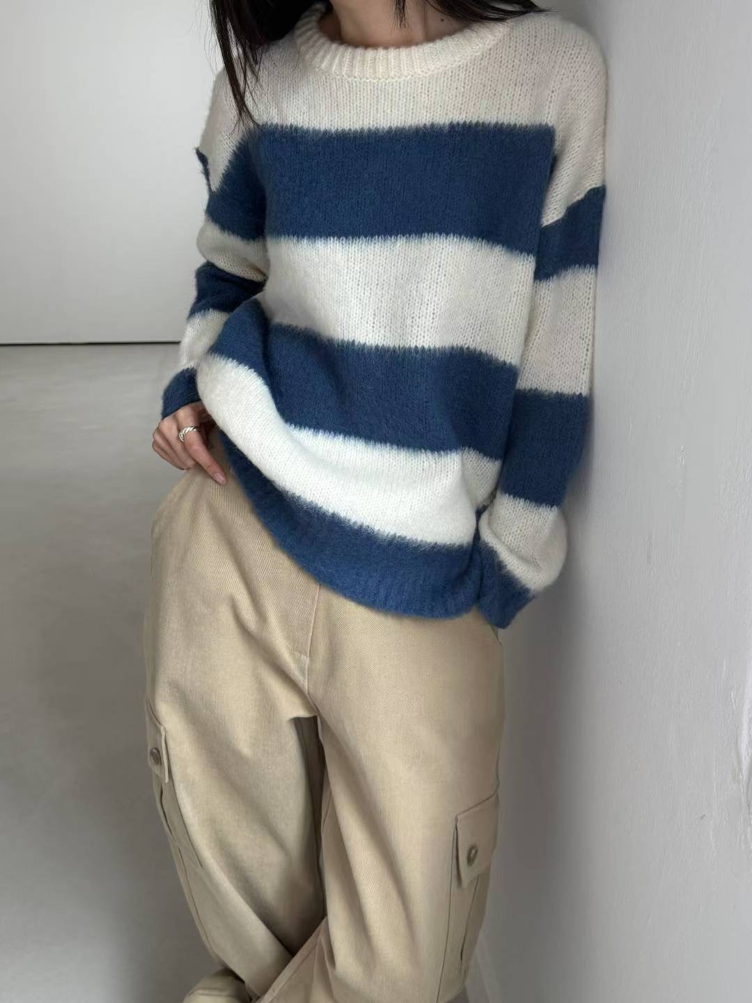 SALT.B東大門㊣代購女裝新品時尚25秋冬真品人氣休閑針織衫SALT.B針織衫圖色1