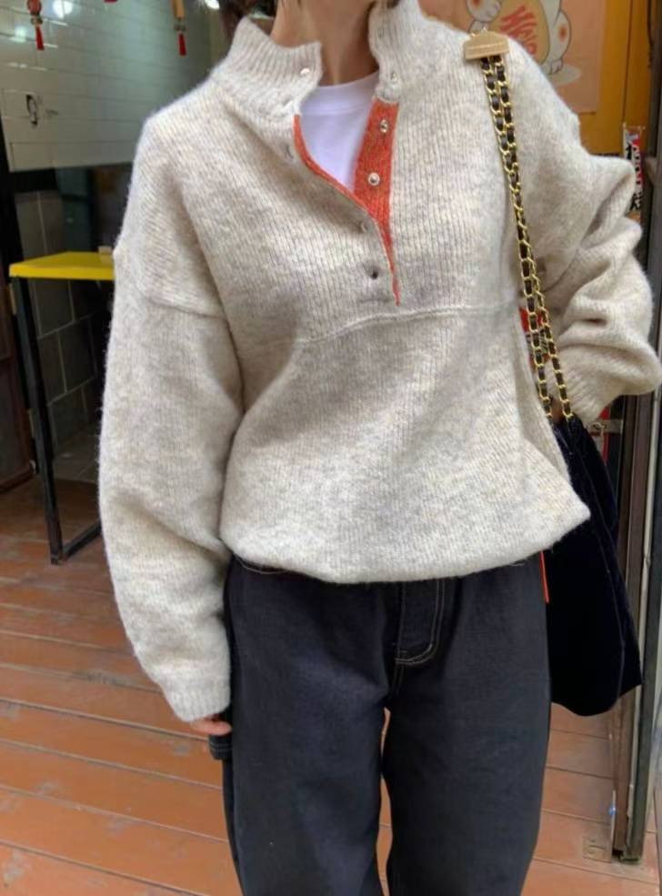 SALT.B韓國直郵㊣女士新款熱賣時尚真品推薦職業休閑針織衫SALT.B針織衫圖色1