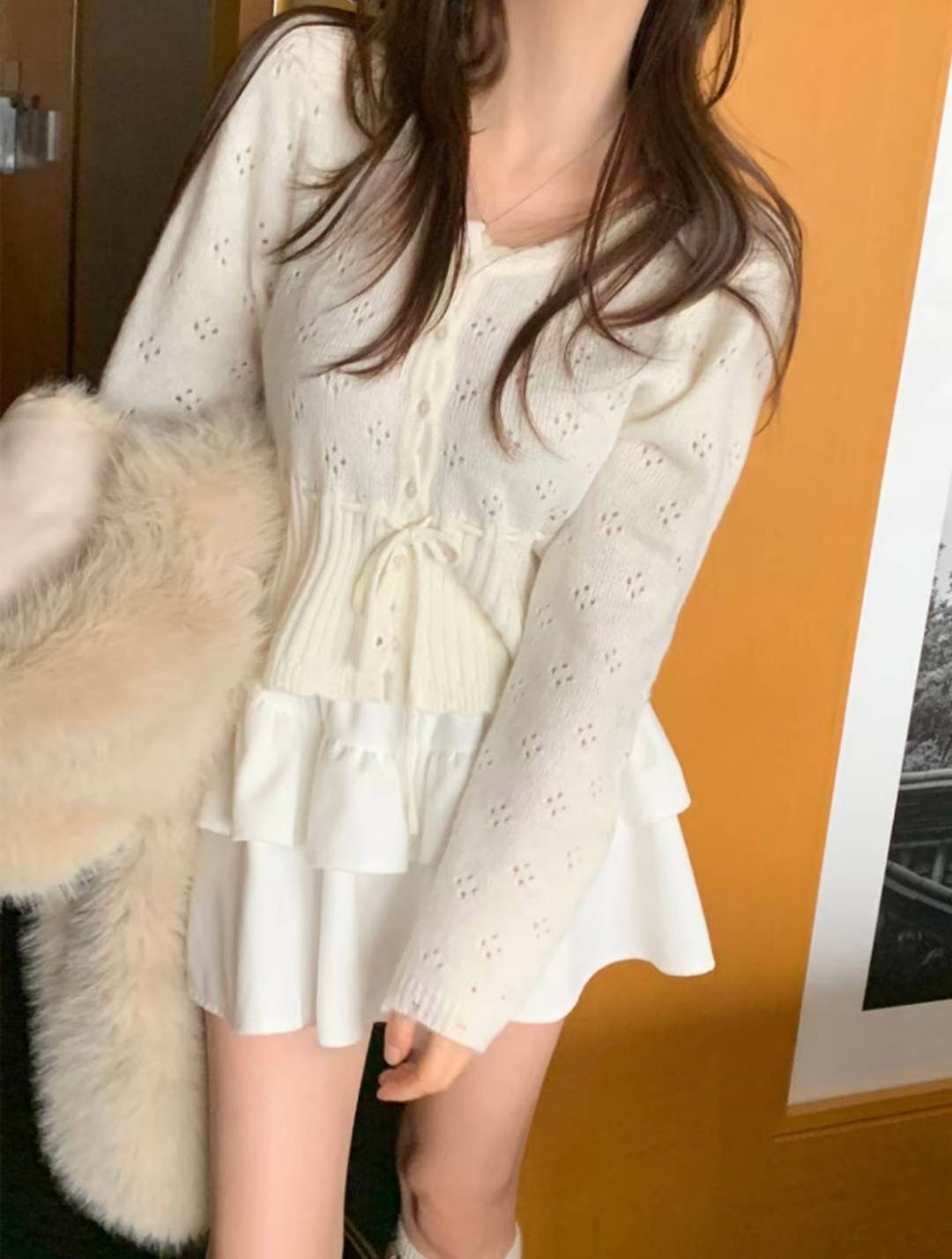 SALT.B韓國直郵㊣女裝新品時尚25秋冬休閑職業熱賣真品針織衫SALT.B針織衫