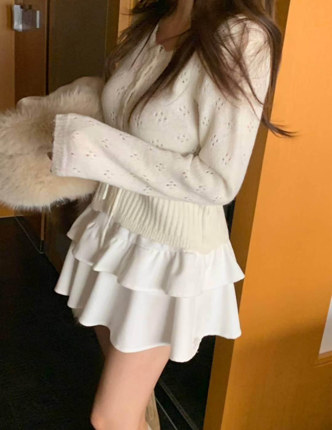 SALT.B韓國直郵㊣女裝新品時尚25秋冬休閑職業熱賣真品針織衫SALT.B針織衫