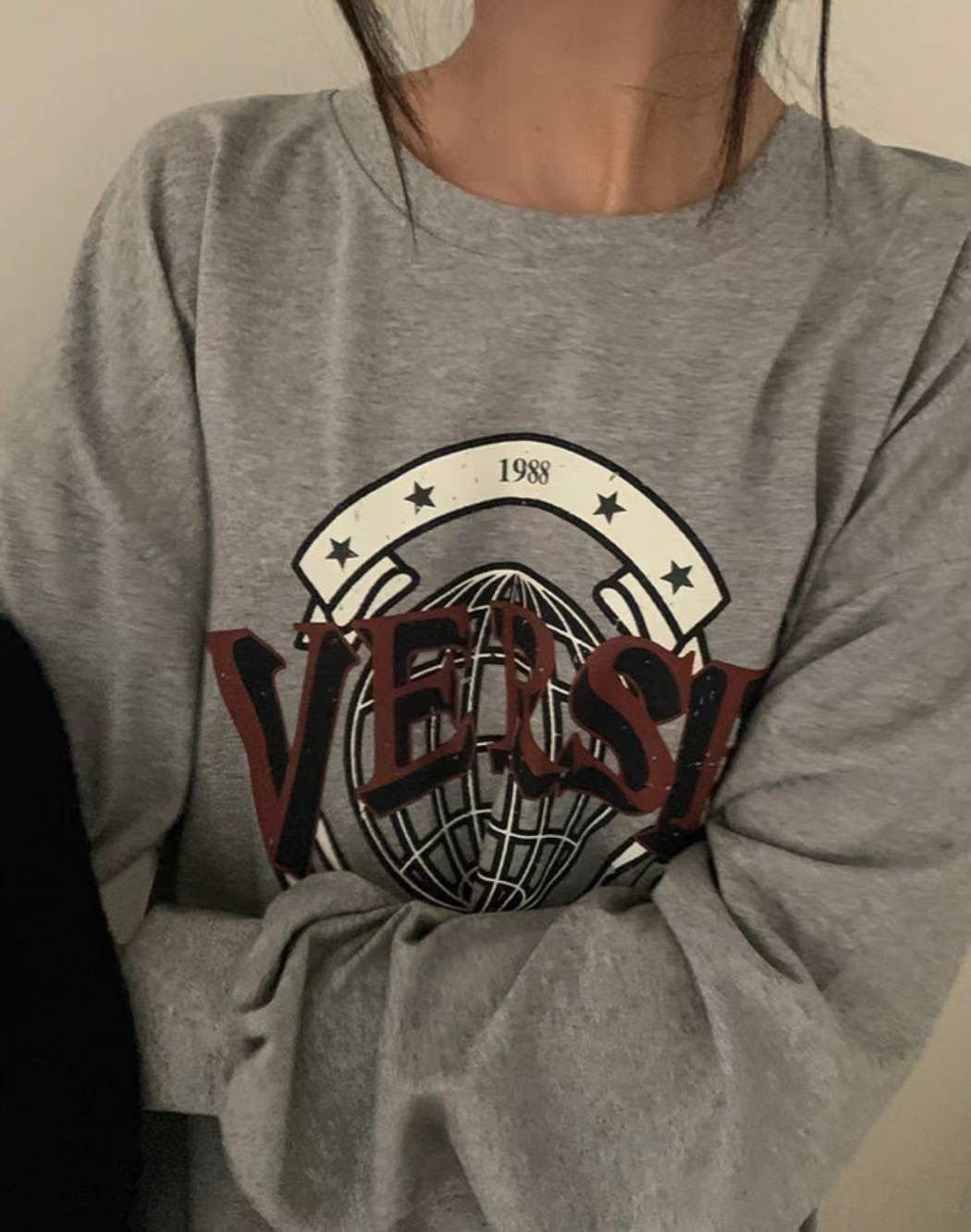 SALT.B韓國直郵㊣女士新品休閑25秋冬熱賣人氣時尚長袖T恤SALT.B長袖T恤